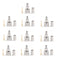 Areyourshop 10Pcs Mini-UHF Male Crimps Connector for RG-58/U Cable Motorola Antenna...