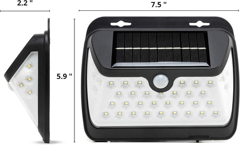 NEIKO 40497A Outside Solar Light with Motion Sensor, Outdoor Light with Super Bright Wide Angle Solar Light LED, Waterproof Flood Light, Solar Sec...