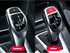 Xotic Tech Gear Shift Knob P Parking Button Cover Trim Compatible with BMW 1 2 3 4 5 7 X3 X5 X6 Series F20 F21 F22 F23 F30 F31 F34 F32 F33 F36 F10...