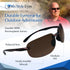 In Style Eyes Lovin Mawi Bifocal Wrap Around Sunglasses, Polarized Reading Glasses Reduce Sun Glare, Near Invisible Line Lens, Tortoise, 3.0x...