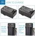 BM Premium EN-EL15B Battery and Battery Charger for Nikon Z6, Z7, D780, D850, D7500, 1 V1, D500, D600, D610, D750, D800, D800E, D810, D810A, D7000...