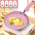 Nonstick Frying Pan Skillet, 7" Pink Skillet with Non Stick Coating, Aluminum Egg Pan with Stay Cool Handles, Practical Kitchen Cookware for Home ...