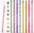 48 Pcs Scented Pencils for Kids Inspirational HB Pencils with Erasers Cylinder Colorful Fun Wood Pencils Motivational Graphite Pencils with Fruit ...
