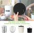 ddLUCK 6 Pack Kitchen Compost Bin Filter, Round Food Waste Bins Activated Carbon Filters,Replaceable Extra Thick Charcoal Filters for Odour Remove...