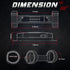 OFFROADTOWN UTV Interior Dome Light Universal Roll Bar Mount LED Light Utility Roll Cage Courtesy Overhead Light for UTV RZR Polaris ATV Can-Am Tr...