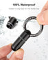 Tiny Keychain Pill Holder.TISUR Titanium Pill Case Waterproof Pill Fob for Travel Purse Pocket,Mini Pill Organizer Black...
