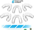 Mouth Guard for Grinding Teeth at Night - Model for Regular Grinding Teeth Pack of 6 Moldable Dental Night Guards for Teeth Grinding and Clenching...