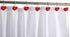 CHICTIE Red Heart Shower Curtain Hooks Rings,Set of 12 Decorative Shower Curtain Hooks,Valentines Day Stainless Steel Rust Resistant Shower Rings ...