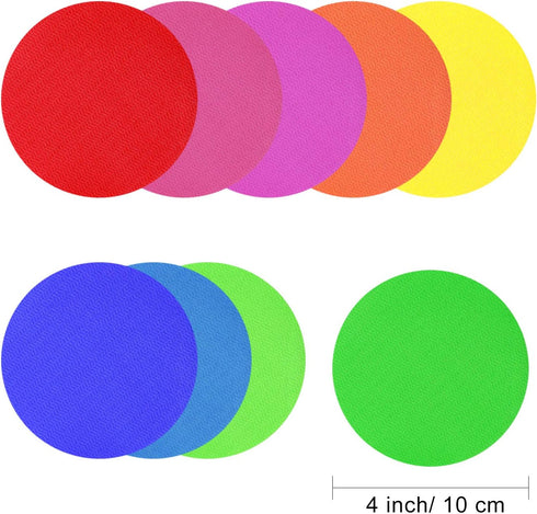 TUPARKA 72 Pack Spot Markers Floor Spots 4 Inch spot Markers for Classroom Preschool and Kindergarten...