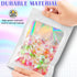 JETMORE Mylar Bags, 100 PCS Holographic Bags, White Smell Proof Bags with Front Window, Small Business Packaging Supplies, Resealable Bags for Foo...