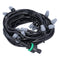 Nozzles Irrigation System, Irrigation Hose 4/7 Water Saving Uniform Irrigation for Gardens for Agriculture for Greenhouses for Lawns...