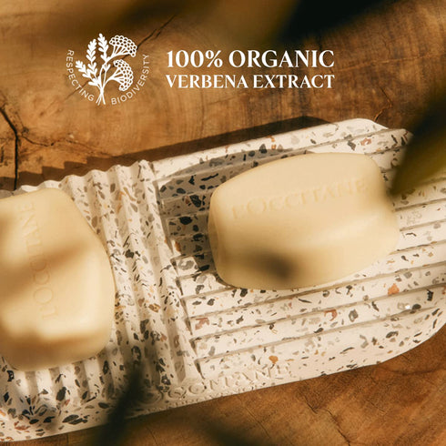 L'OCCITANE Shea Butter Extra-Gentle Solid Soap: Citrusy Shea Verbena, Relaxing Shea Lavender, Vegetable Based, Artisanal, Hand & Body Soap, Gently...
