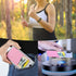 2Pack Phone Wallet,Silicone Credit Card Holder Stick on Double Pocket for Back of Cell Phone case-Sky Blue,Pink......