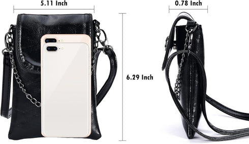 Small Crossbody Bags for Women, Goth Purses Handbags Cell Phone Purse Wallet with Adjustable Strap for Women Girls...