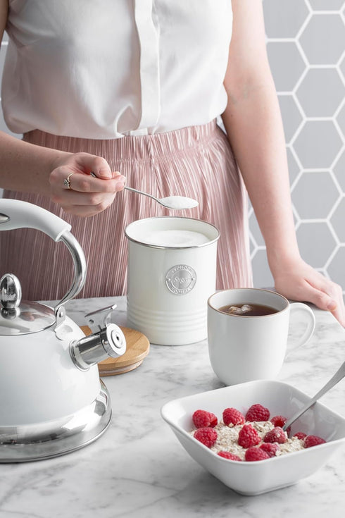 Typhoon Living Collection | 1-Quart Coffee Canister - Cream...