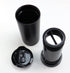 Iconikal Insulated Coffee Tumbler with Built-In French Press - 16 oz Black On-the-Go Coffee Maker - Brewer and Insulated Travel Mug with Closable ...