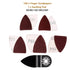 CNBTR Universal Oscillating Multitool Polishing Finger Sanding Pad Disc Sanding Sandpaper Sheet Set...