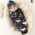 Galabloomer Newborn Swaddle Blanket with Beanie Set Baby Boy Receiving Blanket Gray Arrow...
