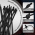 30PCS Push Mount Cable Zip Tie 8.3 x 0.2 inch Self Locking Cable Strap Push Mount Cable Ties Nylon Car Mount Wire Tie Car Fastener Cable Clips Wra...
