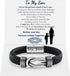 Infinity Knot Leather Bracelet Forever Linked Together Bracelet Birthday Christmas Anniversary Bracelet Idea Mens Braided Cuff 7.8/8.5/9 Inches Br...