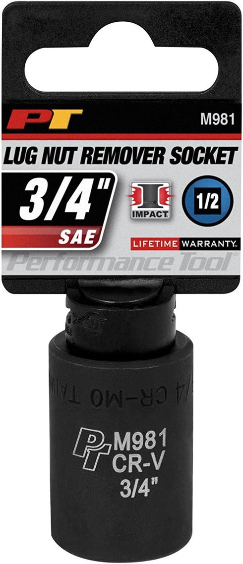 Performance Tool M981 Lug Nut Remover Socket (3/4-Inch)...