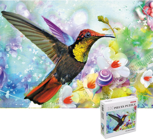100 Piece Puzzle,Jigsaw Puzzles 100 Pieces 100 Piece Adult Children Puzzles Suitable for Adults Children (B0003 100PCS, 100 PCS)...