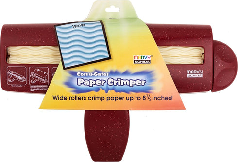 UCHIDA Corru-Gator Paper Crimper 8.5"-Wave,Blue...