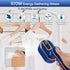 Mini Steam Iron, Travel Steamer for Clothes Portable Mini Iron, Portable Steamer for Dry and Wet Ironing, 970W Handheld Steamer 180° Rotatable Gar...