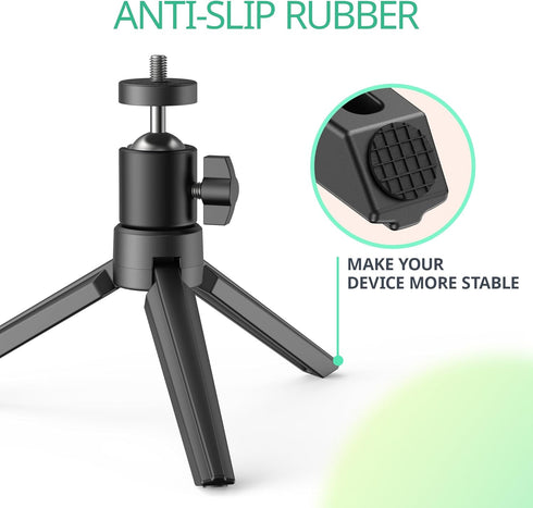 Mini Projector Tripod - YOTON Tripod for Mini Portable Projector, Projector Stand with 360° Metal Rotatable Ball Head for Camera, Mini Projector, ...