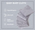 8 Pack Burp Cloths for Baby - 20" by 10" Ultra Absorbent Burping Cloth, Hand Washcloths, Newborn Towel - Milk Spit Up Rags - Burpy Cloths for Unis...