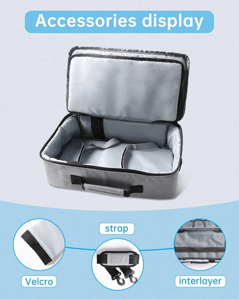 Projector Bag Mini Projector Case Portable Case for Mini Projector and Accessories...