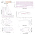 TEHAUX 9pcs Sewing French Curve Ruler Set, Pattern Sewing Rulers Plastic Sew French Curve Ruler Clear Metric Sewing Ruler Set with Tracing Wheels ...