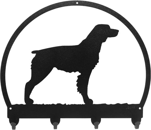 SWEN Products Brittany Spaniel Metal Key Chain Hanger - Leash Holder...