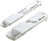 KitchenArt Adjust-A-Teaspoon And Adjust-A-Tablespoon Set, Plastic, 2-Piece, White,9 x 3.5 x 0.75 inches...