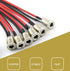 5.5 x 2.1 mm DC Power Jack Socket Threaded Female Panel Mount Connector Adapter with Dustproof Plug 6Pack...