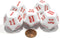 Koplow Games 5 x D12 28mm Critical Location Body Hit Dice...
