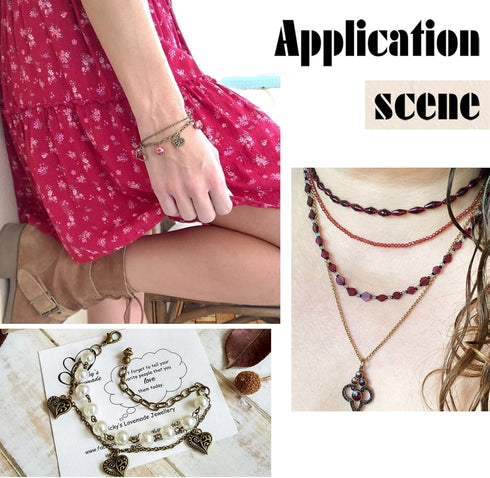 SUNNYCLUE 32.8Feet/10m Antique Bronze Chain Bulk Brass Curb Chain 2.6x2x0.3mm Links Cable Chains for Jewelry Making Chains 100Pcs Iron Jump Rings ...