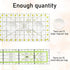 72Pcs Non-Slip Silicone Grips for Quilt Templates, Non-Slip Adhesive Rings, Quilting Rulers Sewing Rulers, Non-Slip Ruler Grip Rings, Adhesive Bac...