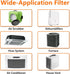14x14x1 Furnace Air Filters 2 Pack, MERV 11 MPR 1000 & FPR 7 Filtering, HVAC Air Filter Replacement (exact dimensions: 13 3/4"x 13 3/4"x3/4")...