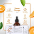HBNO Organic Orange Essential Oil - Huge 4 oz (120ml) Value Size - USDA Certified Organic Orange Essential Oil, Cold Pressed for Aromatherapy, Soa...