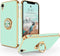 iPhone XR Case, Phone Case iPhone XR, Slim Protective Kickstand Ring Holder Soft Rubber Hybrid Hard Bumper Shockproof Drop Protection Girls Women ...
