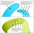 2-Pack Waterproof Silicone Baby Bib Lightweight Comfortable Easy-Wipe Clean (Green/Blue, Small)...