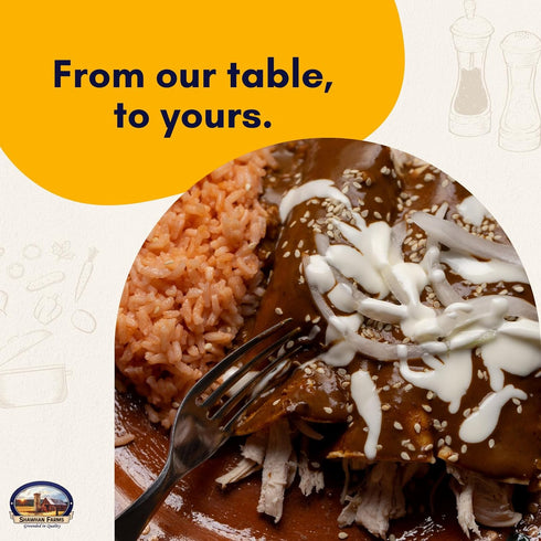 Shawhan Farms Mexican Mole Dry Sauce Mix - Oaxacan Negro Blend - All Natural - Just Add Water - Use For Simple Meals, Enchiladas, or Rice - 3.5 Ou...