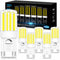 G9 LED Bulb Dimmable, Daylight White 6000K COB G9 LED Bulb, 5W G9 Base Light Bulbs 40W 50W T4 Halogen Equivalent, Bi Pin Base G9 Chandelier Lighti...