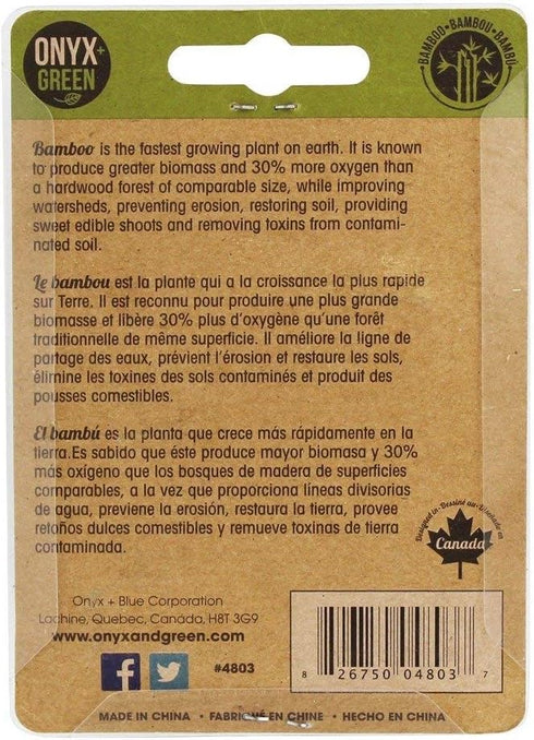 Onyx and Green Mini Stapler with 1000 Staples, Made with Bamboo, Sustainable Stapling Solution...