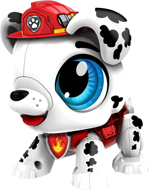 Goliath Build-a-Bot: Paw Patrol - Marshall | Build Your Own Interactive Paw Patrol Characters | Easy Click 'n' Create System | 20+ Piece STEM Robo...