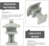 BESPORTBLE Miniature Stone Lantern Pagoda Japanese Style Pagoda Lantern Statue Mini Zen Garden Accessories for Aquarium Patio Micro Landscape Yard...
