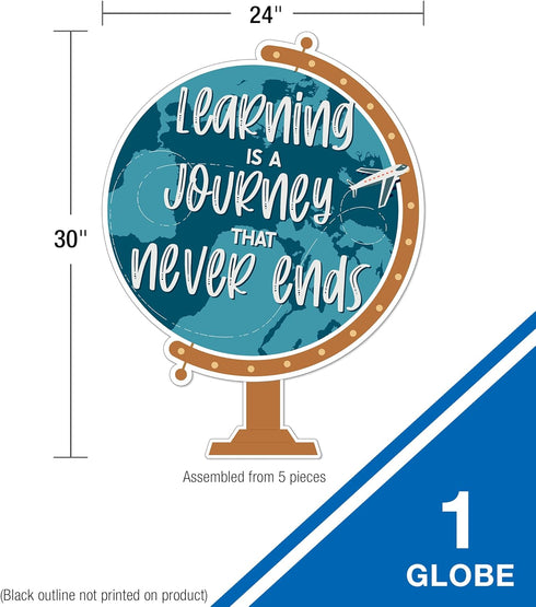 Carson Dellosa Learning is a Journey 45-Piece Travel Theme Classroom Decor Bulletin Board Set, Travel Classroom Theme Set, Bulletin Board Decorati...