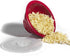 Norpro Microwave Popcorn Popper, 10.5" x 5" x 10.5", Red, w/clear lid...