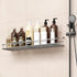 Orimade Bathroom Shelf Organizer Shower Caddy Storage Kitchen Rack with Traceless Transparent Adhesive No Drilling SUS304 Stainless Steel, 15.75 i...